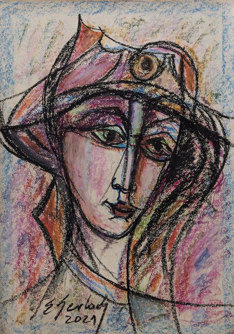 EUGENIUSZ GERLACH – „Portret kobiety w kapeluszu”