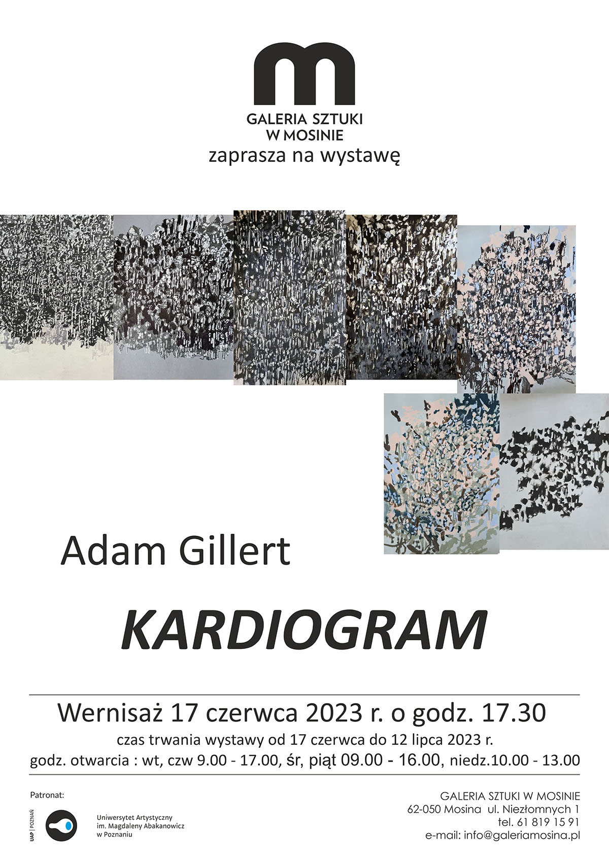 Wystawa prac Adama Gillerta w Galerii Sztuki w Mosinie