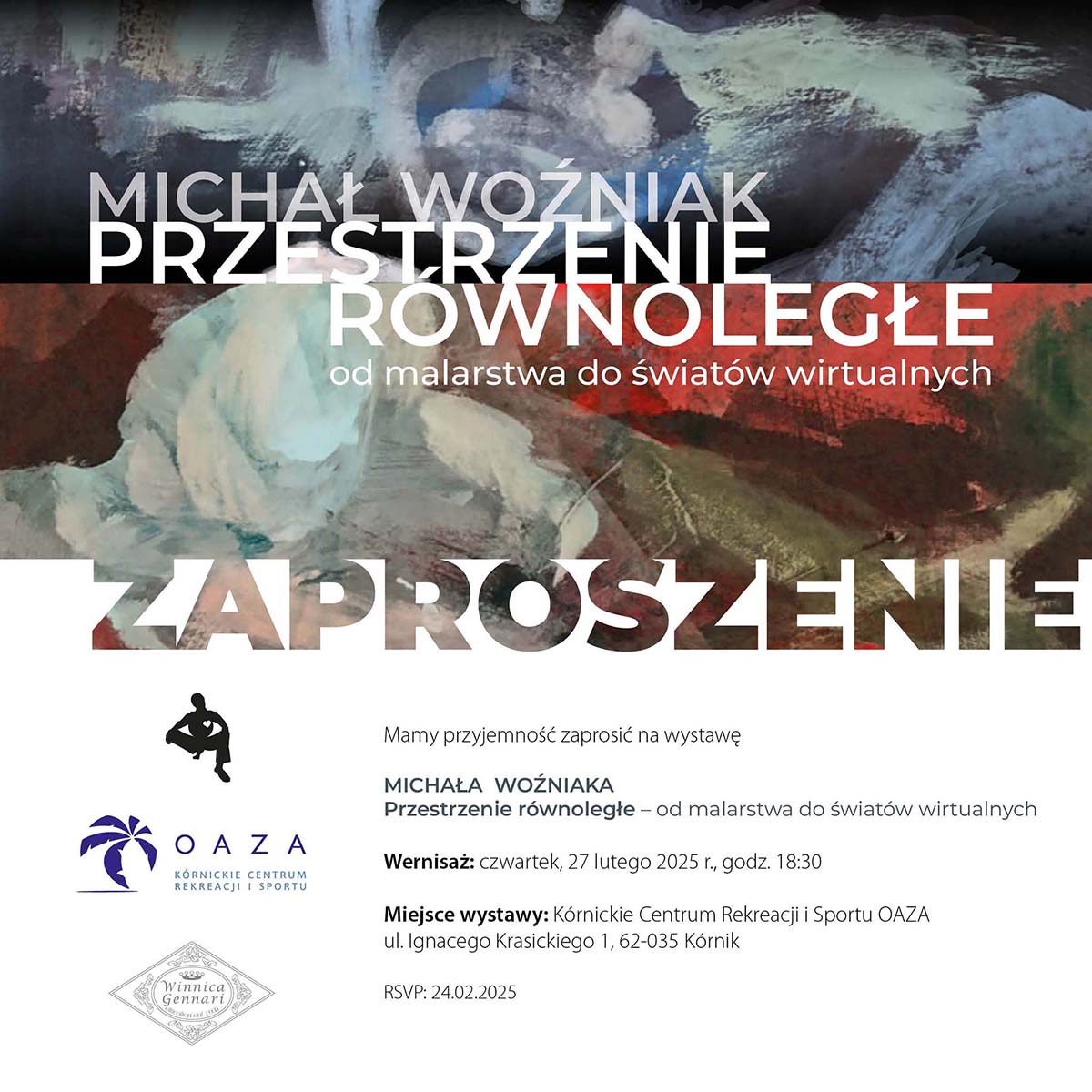 Wystawa prac Michała Woźniaka w KCRiS Oaza