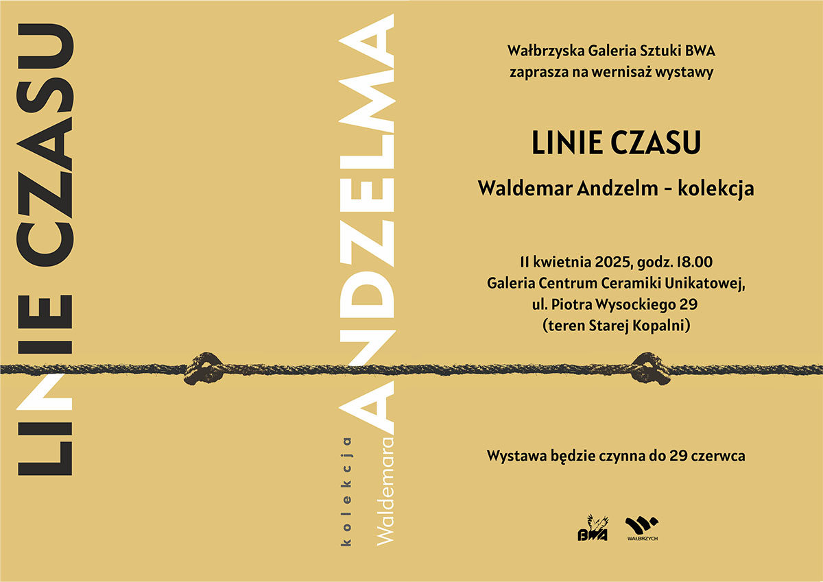 Prace Jarosława Kozłowskiego i Jerzego Nowosielskiego na wystawie „Linie czasu” z  kolekcji Waldemara Andzelma
