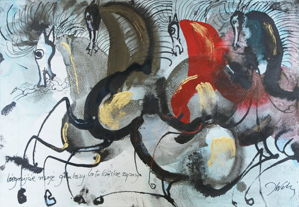 JÓZEF WILKOŃ – „Biegnijcie moje grubasy bo to końskie zapasy”