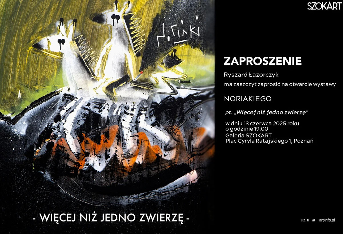 Wystawa prac Noriakiego w Galerii SZOKART w Poznaniu