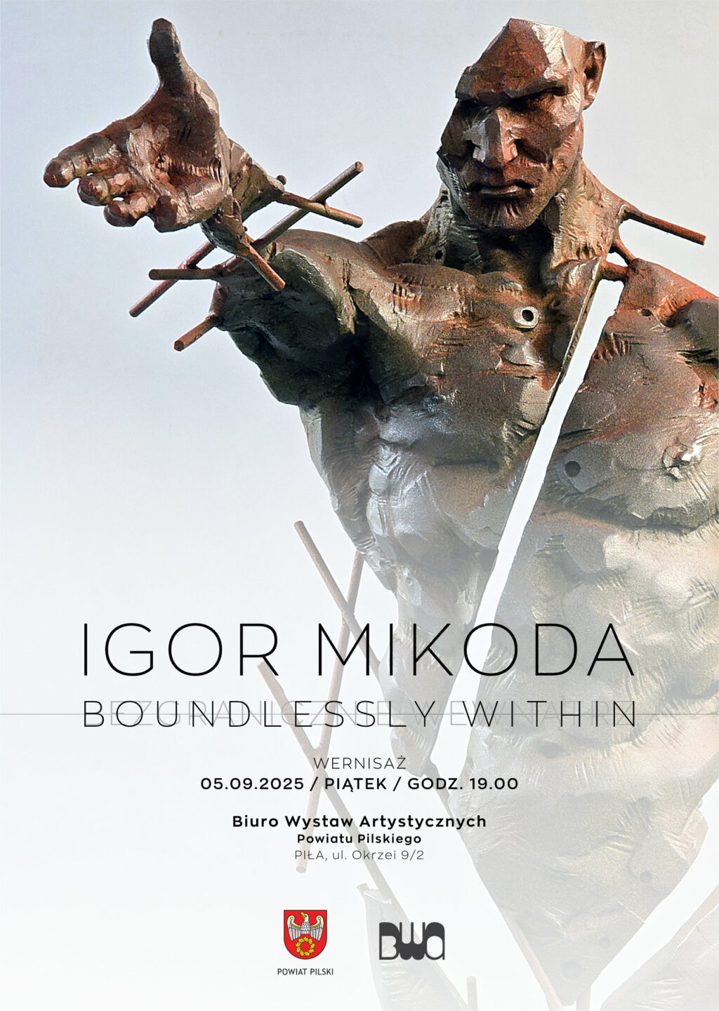 Wystwa rzeźb Igora Mikody w BWA Piła