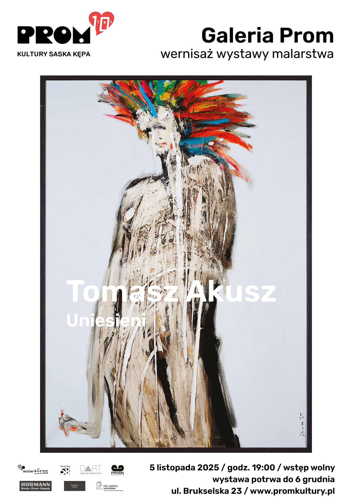 Wystawa prac Tomasza Akusza w Galerii Prom w Warszawie