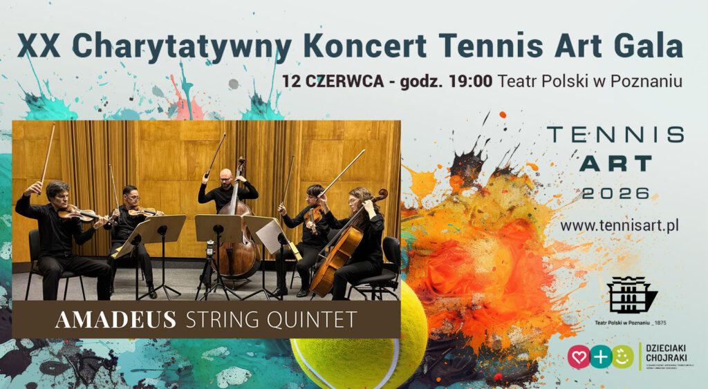 Koncert z udziałem Amadeus String Quintet w ramach Tennis Art 2026