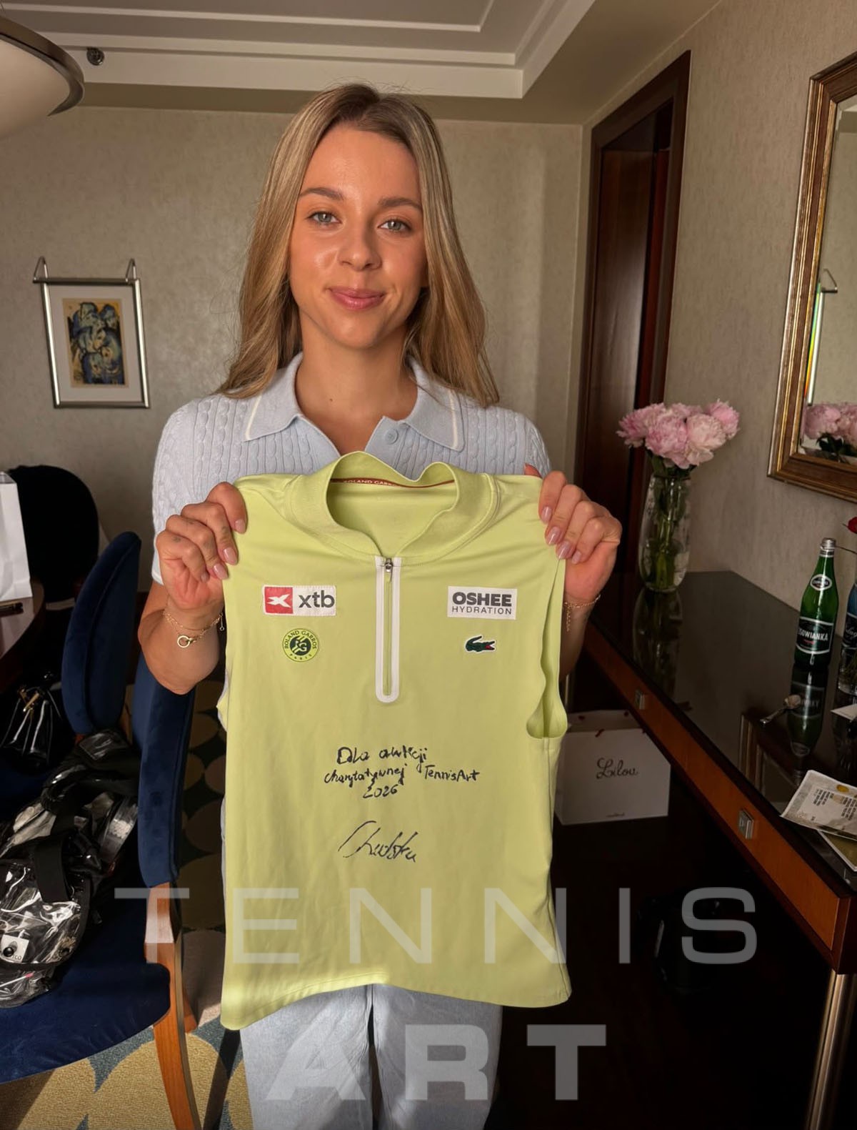KOSZULKA MECZOWA Z AUTOGRAFEM I DEDYKACJĄ MAI CHWALIŃSKIEJ